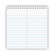 Universal 6 in. x 9 in. Steno Pads - Gregg Rule (80/Pad, 6 Pads/Pack)